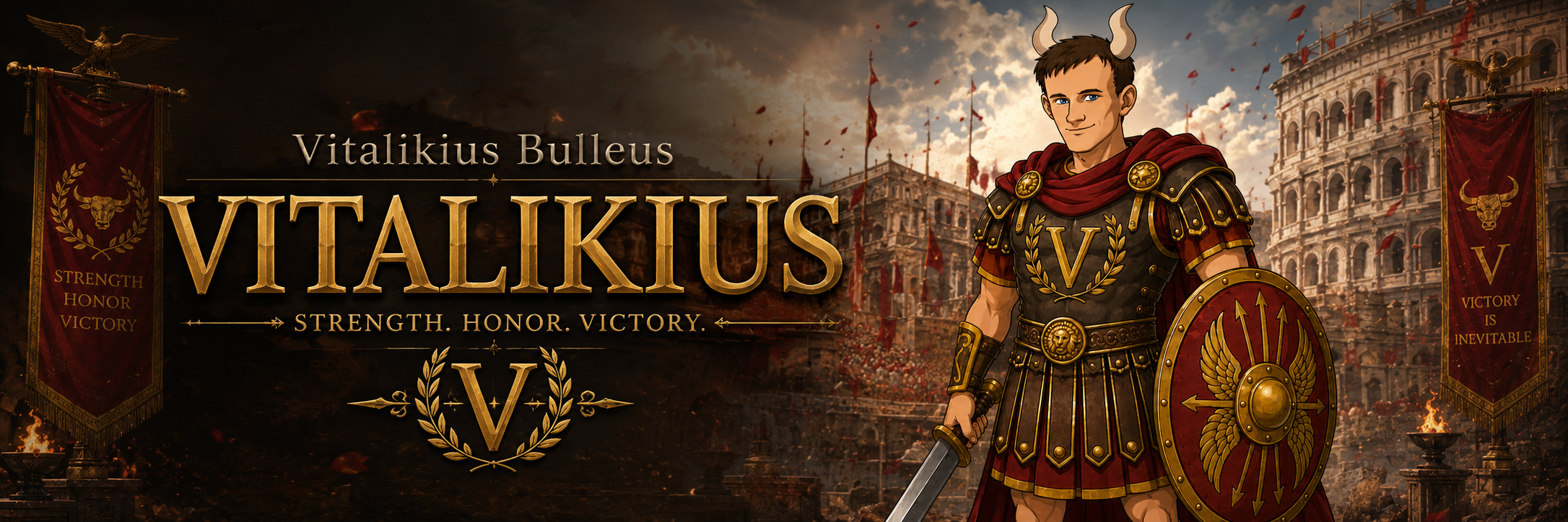 Join the Vitalikius Bulleus legion — Rome Wasn't Built in a Day. Neither Is Greatness.